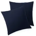 Blumtal Kissenbezug, Dunkelblau, Textil, Quadratisch, 40x40 cm, Oeko-Tex® Standard 100, Wohntextilien, Bezüge, Kissenbezüge