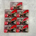Vtg Menge Of 7 Maxell Kassette Bändern UR-90 Versiegelt Normale Bias IEC Typ I