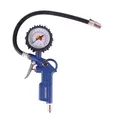 Druckluft-Reifenfüller 1/4" mit Schnellkupplung, Schlauch + Manometer WELDINGER 