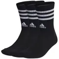 adidas Sportswear Sportsocken 3-STREIFEN CUSHIONED CREW SOCKEN, 3 PAAR schwarz 48,5-50,5 EU