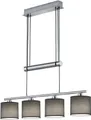 lightling Pendelleuchte Marita, höhenverstellbar, ohne Leuchtmittel, moderne Pendellampe, grau
