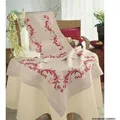 Vervaco Kreativset Vervaco Tischläufer "Bordeaux geometrisch", (embroidery kit by Marussia)