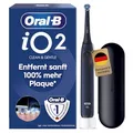 Oral-B iO Series 2 Elektrische Zahnbürste — Electric Toothbrush, Inkl. 1 Aufsteckbürste, 3 Putzmodi für Zahnpflege, Reise-Etui — Zahnbürste Elektrisch, Designed by Braun, Blau