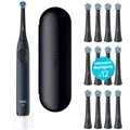Oral-B Elektrische Zahnbürste - iO 2 + Reiseetui - Ocean Blue + 12 Aufsteckbü...
