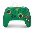 Kabelgebundener PowerA-für Nintendo Switch - Hyrule-Verteidiger, Gamepad, Spiele-Controller, kabelgebundener, Offiziell Lizenziert