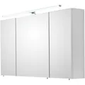 Pelipal Spiegelschrank Quickset 360 Weiß Glänzend 110 cm