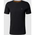 BOSS Orange T-Shirt mit Label-Print Modell 'Tales' in Black, Größe M
