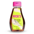 NICKS Fiber Sirup mit Ahorngeschmack, Maple syrup, ballaststoffreiche natürliche Keto Süßstoff ohne Zuckerzusatz, Glutenfrei, Low carb Vegane Zuckerersatz (300g)