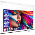 ESMART Professional TATENSO Akustik Tension-Leinwand 380 cm Bild 332 x 187 cm (150") 16:9 | Programmierbare Fernbedienung | Heimkino elektrische Beamer Leinwand Projektionsleinwand
