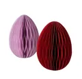 BOLTZE GRUPPE GmbH Papierdekoration BOLTZE Dekoaufsteller Eggo, Dekoeie, Osterei, rot oder rosa, 2057152