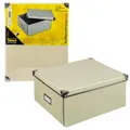 Idena Aufbewahrungsbox faltbar creme 35x28x17cm