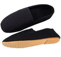 Bay Kung Fu Schuhe Thai Chi Chinisische Slipper Wushu Yoga Tai Chi Kampfkunst schwarz Qi Gong Win Tsung (39, schwarz)