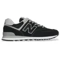 New Balance für Herren. ML574V3 Leder Turnschuhe 574v2 Evergreen schwarz (39.5), Wohnung, Schnürsenkel, Lässig