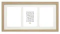Deknudt Galerierahmen Braun für 3 Bilder 10x15 cm auch zum  Stellen S66KB3