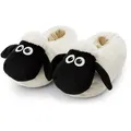Nici Nici Green Shaun das Schaf Plüsch Hausschuhe Schaf Hausschuh zum Schlupfen weiß 36/39 (37)
