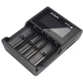 Tresice France - Xtar Vc4-serie - Usb-ladegerät Für 4 Lithium-ionen-akkus, Schwarz