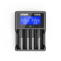 Xtar Vc4 Li-Ion BATTERIE LADER ZYLINDRISCHE BATTERIEN LCD USB NiMH NEU