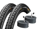2 Stück CONTINENTAL Reifen 28" RIDE TOUR schwarz  42-622 28 x 1.60 + AV Schlauch