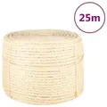 vidaXL Seil 100% Sisal 10 mm 25 m