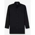 OLYMP Langarmhemd Luxor Businesshemd, unifarben, modern fit, Royal-Kentkragen schwarz 42