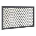 Globel Industries Seitenfenster "124 x 75" für Globel Industries Gerätehäuser "Skillion" "Dream" und "Lean-To" anthrazit 124 x 75 cm