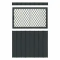 Fenster-Kit 2, anthrazit für Skillion, Lean To, Dream Fenster Einbau Globel 