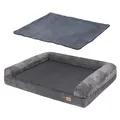 Orthopädisches Hundebett XL 100x75 cm Hundesofa für Grosse mittelgroße Hunde,...