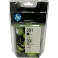 HP Tintendruckkopf cyan/magenta/gelb, schwarz (N9J72AE#301, 301)