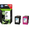 HP 301 2er-Pack Schwarz/Cyan/Magenta/Gelb