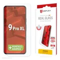Displex Schutzglas 2D/ Clear (10H) für Google Pixel 9 Pro XL, Eco-Montagerahmen, Tempered Glas, kratzer-resistente Schutzfolie, hüllenfreundlich