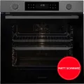 Samsung Pyrolyse Backofen Serie 4 NV7B44503DB, mit Teleskopauszug nachrüstbar, Pyrolyse-Selbstreinigung, Die matte Optik sorgt für ein elegantes und modernes Aussehen