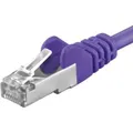 PremiumCord SFTP CAT6A 0,25m lila / Patchkabel / RJ45-RJ45 (SFTP, CAT6a, 0.25 m) (8592220016241)