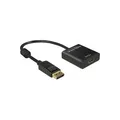 DeLOCK Adapter Displayport 1,2 male > HDMI female 4K Active - Videokonverter - Parade PS171 - DisplayPort / HDMI - Schwarz - Einzelhandel (62607)