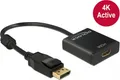 Delock Adapter DisplayPort 1.2 (DP) auf HDMI 4K (St/Bu) aktiv