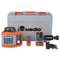 Nedo Rotationslaser SIRIUS 1 HV - Laserklasse 3R - inkl. Laserempfänger ACCEPTOR 2 digital - im Transportkoffer