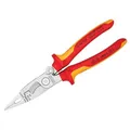 Knipex VDE Installationszange Multifunktion Mit Öffnungsfeder 200mm KPX139