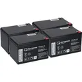 Akku kompatibel E-Scooter Mach 1 1886 48V 4x 12LCP-12 12V-13Ah AGM Blei QB