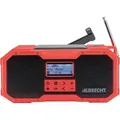 Albrecht DR 112 DAB+ Outdoor- bzw. Kurbelradio - Schwarz/Rot
