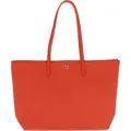 LACOSTE Schultertasche Shopper L.12.12 Concept Shopping Bag Lacoste Croc 80s Burnt orange - Rot