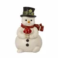 Goebel Figur Kleiner Glücksbote, Schneemann, Steingut, Bunt, 12.5 cm, 66704541