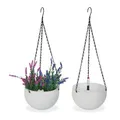 Blumenampel mit wasserspeicher Hängeblumentopf Hydrokultur Blumentopf Kunststoff