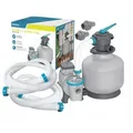 Bestway Sandfilteranlage Sandpumpe, Sandfilterpumpe, Poolpumpe, Sandfilteranlage, 6-Stufen-Regelventil, ChemConnect 11355