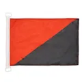 AZ FLAG Bootflagge Anarchosyndikalismus 45x30 cm, Anarchosyndikalistische Bootsfahne 30 x 45 Cm Marine Flaggen - Flaggen
