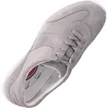 Gabor Comfort 66966-39 Rollingsoft Schnürer, Damen, Leder, Silber/Grau, Sneaker - Damenschuhe Bequeme Schnürschuhe, Grau, leder/textil (dreamvelo... - Grau - 39