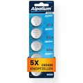 CR2430 Knopfzelle Batterie 5 Stück Alpalium Lithium Batterie 3V Knopfbatterie