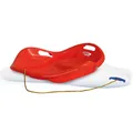 JAMARA 460534 Snow Play Bob Speed 78 cm rot-aerodynamische Bauweise, langlebiger Kunststoff, Bequeme, ergonomische Sitz-/ Liegekuhle für eine optimale Rutschposition, 1kg Leichtgewicht