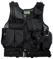 MFH USMC Einsatzweste Kampfweste Mit Koppel Military Army Airsoft Schwarz