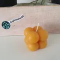Bienenwachskerze Bubble Würfel Kerze 3 cm - Würfel Kerze