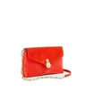 Ted Baker Miliaa Umhängetasche mit Vorhängeschloss, Leder, Orange, Orange, Medium