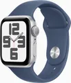 Apple Watch SE (silber, Aluminium, 40 mm, Sportarmband